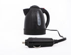 Wasserkocher 12V/150W, 1 Liter, schwarz,verdeckte Heizspirale