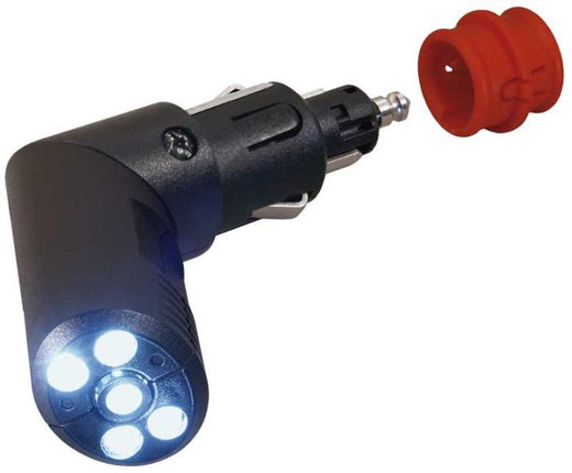 LED 12V Nachtlicht, winkelbarer Universalstecker