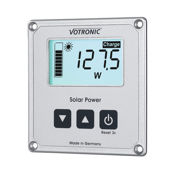 LCD Solar-Computer 12V, Kombianzeige Batterie- und Solarleistung