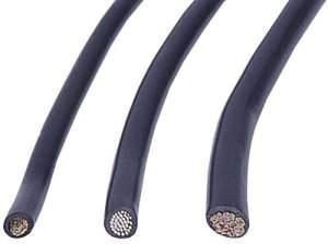 KFZ-Kabel, Farbe: schwarz 16 mm