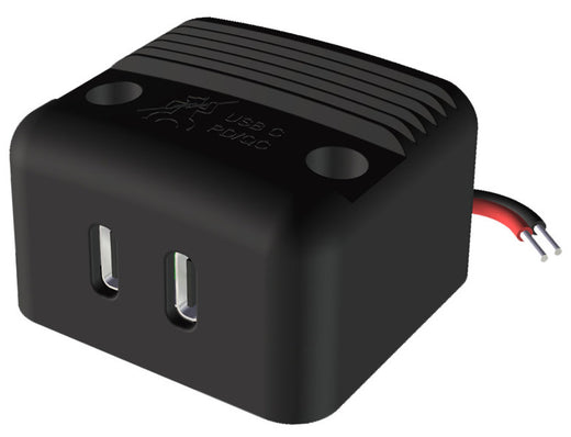 PROCA Power USB-C Aufbau-Doppelsteckdose