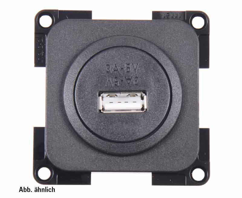 USB 1-fach Ladesteckdose 5V, 3A