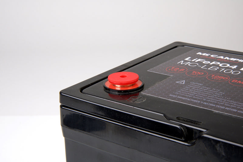 Polabdeckung flach-rund fÃ¼r Plus+Minuspol M8 von Batterien