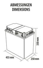 Carbest LiFePo4 Batterie LithPowerUnit 80, 80Ah
