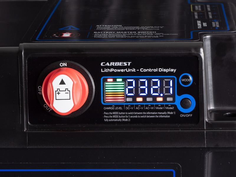 Carbest LiFePo4 Batterie LithPowerUnit 80, 80Ah