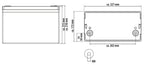 MCCAM LiFePO4-Batterie MC-LB150 - 150 Ah