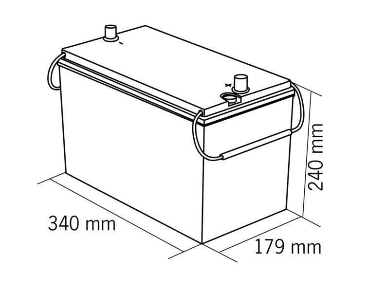 TRION 150 Ah Hochleistungs-LiFePO4-Batterie mit außergewöhnlich hohen Spitzenentladungsströmen