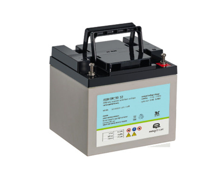 Energiepaket M; mit 50 Ampere Batterie und 10 Ampere Ladegerät