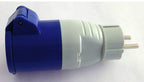 CEE Adapter Camping: CEE-Kupplung/Schuko-Stecker als Kurzadapter