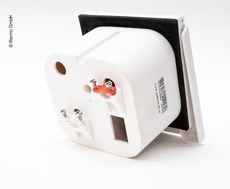 Außensteckdose 230/12V HDMI SAT weiß