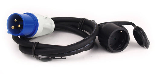 Carbest CEE-Adapterkabel - Schuko-Kupplung / CEE-Stecker - 40 cm