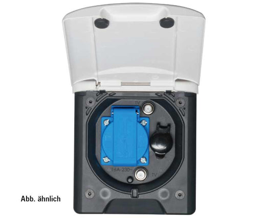 ABL 12 V Universal-Vorzeltsteckdose mit Magnetverschluss