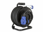 Carbest CEE-Kabeltrommel H07RN-F 3G2,25m mit Winkelkupplung und CEE-Stecker