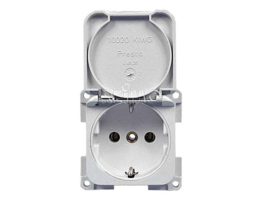 INPRO Einbausteckdose 230V - Schiefer