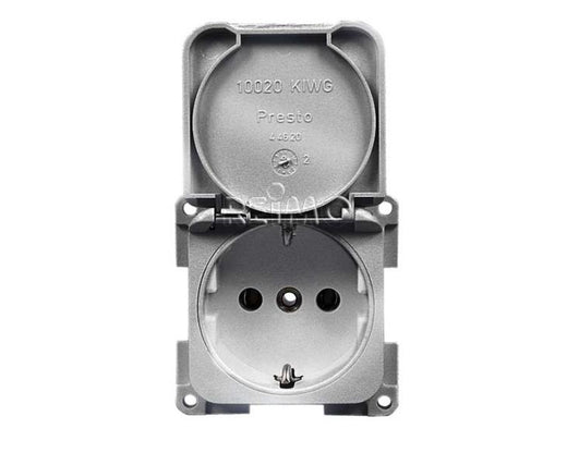 INPRO Einbausteckdose 230V - Silber