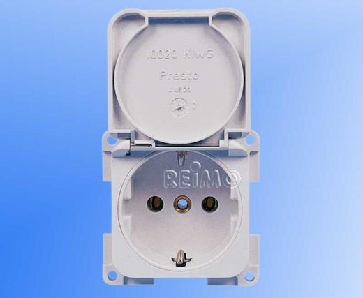 INPRO Einbausteckdose 230V in Weiß