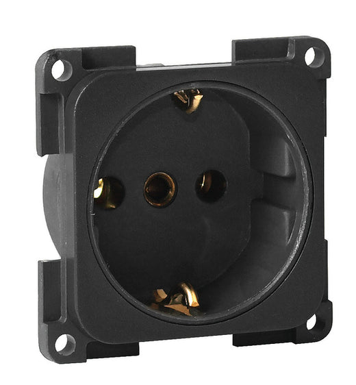 INPRO 230V Steckdose Schuko. Schiefergrau. SB-verpackt.
