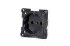INPRO 230V Steckdose Schuko. Schiefergrau. SB-verpackt.