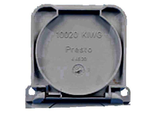 INPRO Klappdeckel f. Einbausteckdose 230V grau