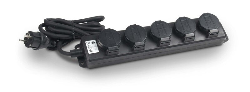 Steckdosenleiste 5-fach mit 2,5 m Kabel