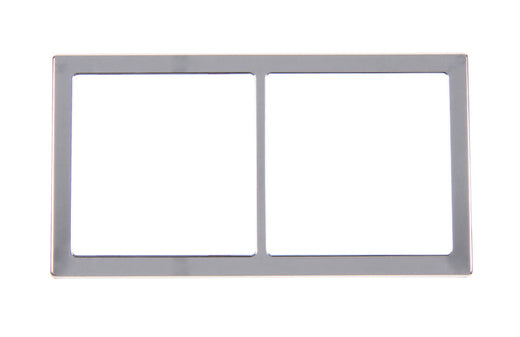 INPRO Abdeckrahmen 2-fach 62x115mm, silber chrom