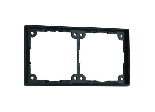 INPRO Distanzrahmen 2-fach. Flach, 3mm Aufbauhöhe. Schiefergrau. SB-verpackt