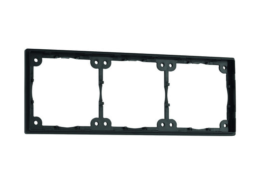 INPRO Distanzrahmen 3-fach SB-verpackt. Flach, 3mm Aufbauhöhe. Schiefergrau