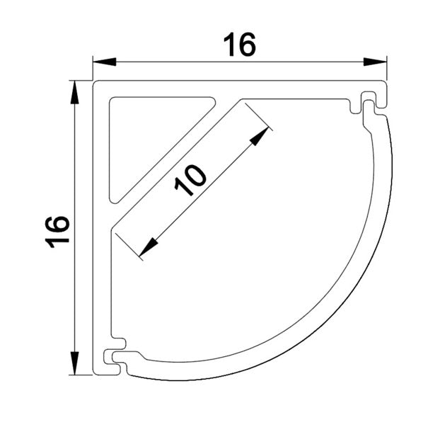 Passend für Carbest LED-Bänder - Inklusive Abdeckung und Clips