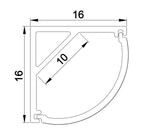 Passend für Carbest LED-Bänder - Inklusive Abdeckung und Clips