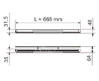 Länge 668 mm