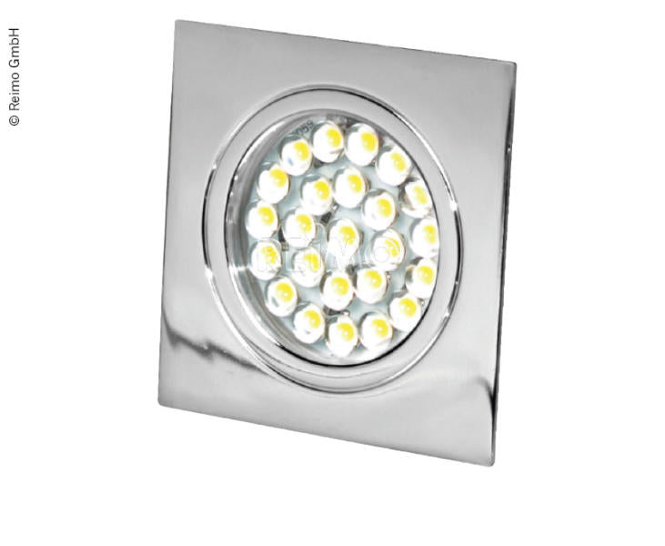 DIMAT 12-V-LED-Einbauspot - Chrom