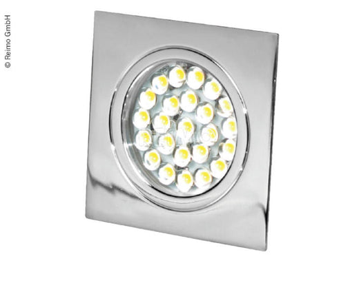 DIMAT 12-V-LED-Einbauspot - Chrom