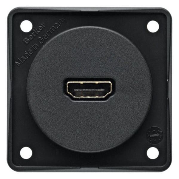 BERKE HDMI-Einbaubuchse anthrazit