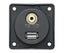 BERKE USB/Audio-Einbaubuchse, anthrazit lose