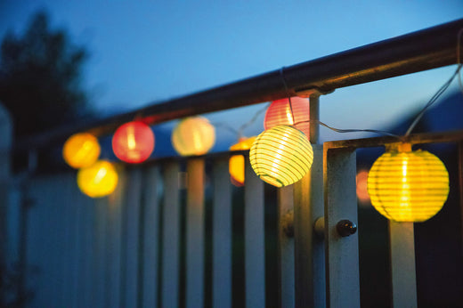 Carbest LED-Lichterkette inkl. Solarmodul und Akku