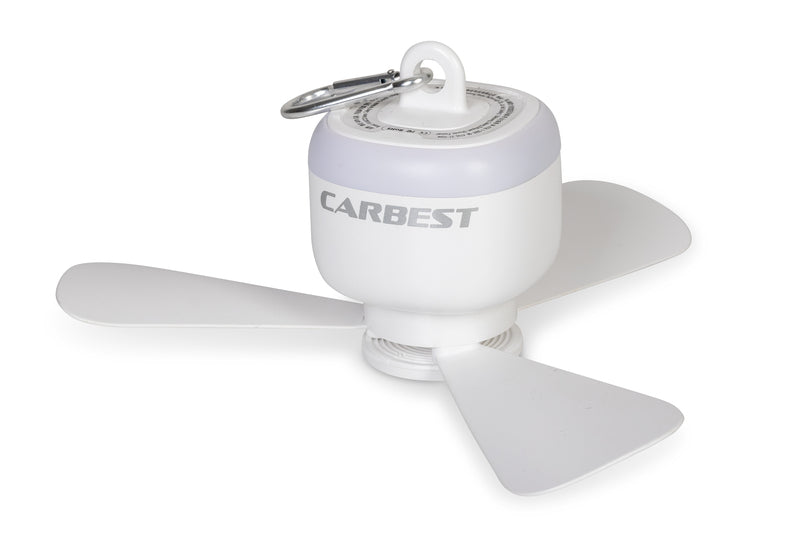 CARBEST LENE Deckenventilator mit LED-Leuchte und Akku