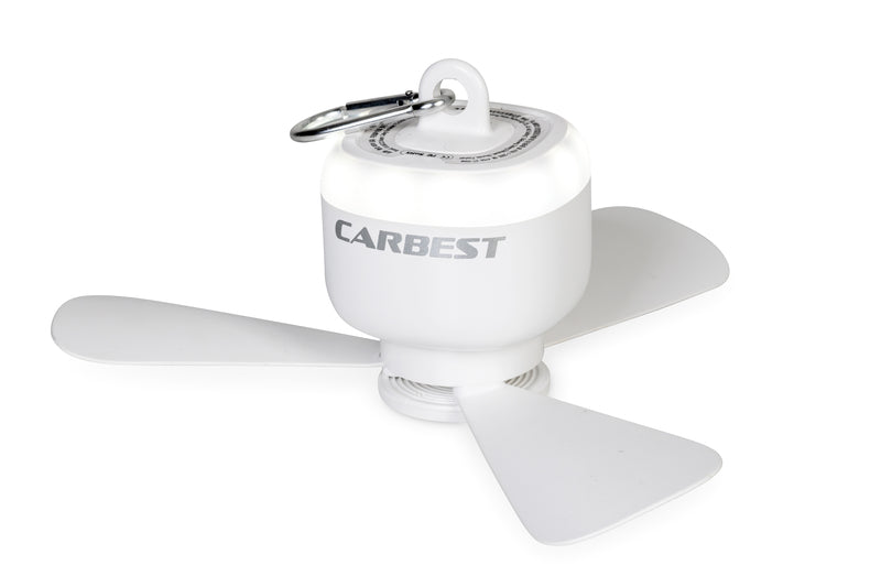 CARBEST LENE Deckenventilator mit LED-Leuchte und Akku