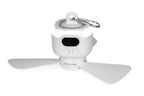 Leuchte mit Ventilator LENE,Karabinerhaken, 8000mAh Lithium-Akku
