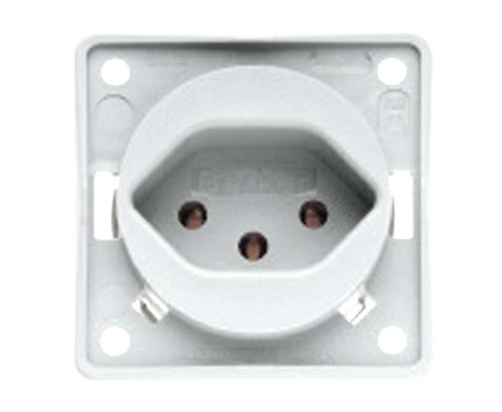BERKE Einb.Steckdos.230V hgr.lo