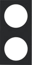 BERKE Berker INTEGRO Pure 2-fach Rahmen schwarz matt