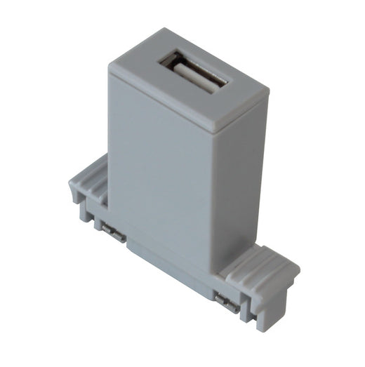 DIMAT USB-Port für Stromschienensystem Silber