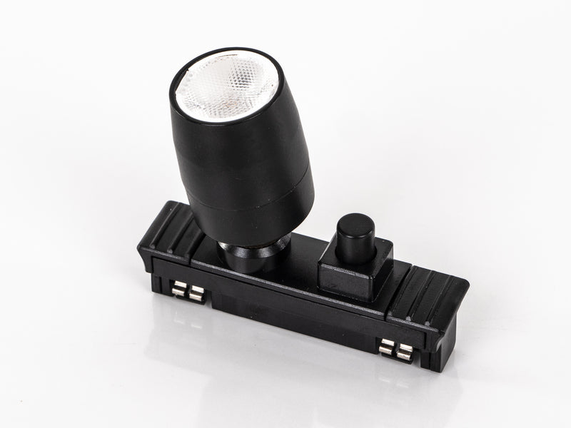 LED Spot schwarz mit Schalter für Schienensystem 832785 und 832786