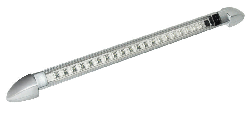 LED 12Volt Linienleuchte Mini, 18 SMD LED, 270Â° schwenkbar, grau-silber
