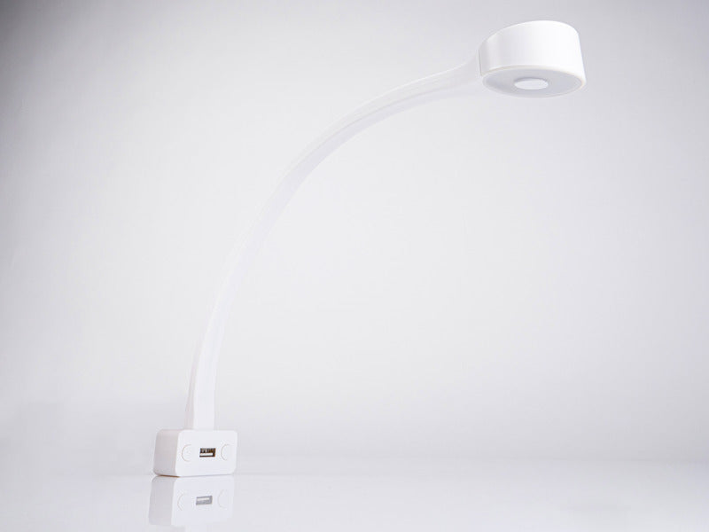 LED-Schwanenhalsleuchte - 1,8 W - Weiß