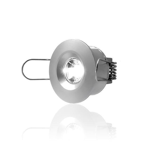 LED Spot Metall, silber matt, Ã50mm