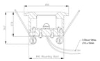LED Einbauspot aus Aluminium