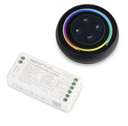 RGBW Controller schwarz mit Touch-Fernbedienung, 12V-24V