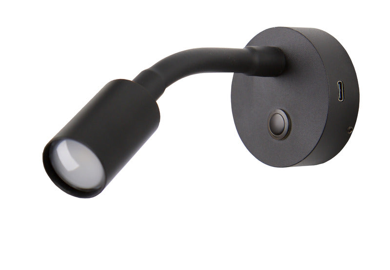 LED-Aufbauspot mit flexiblem Arm und Nachtlicht
