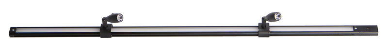 LED Schienensystem schwarz inkl.2 LED-Spots