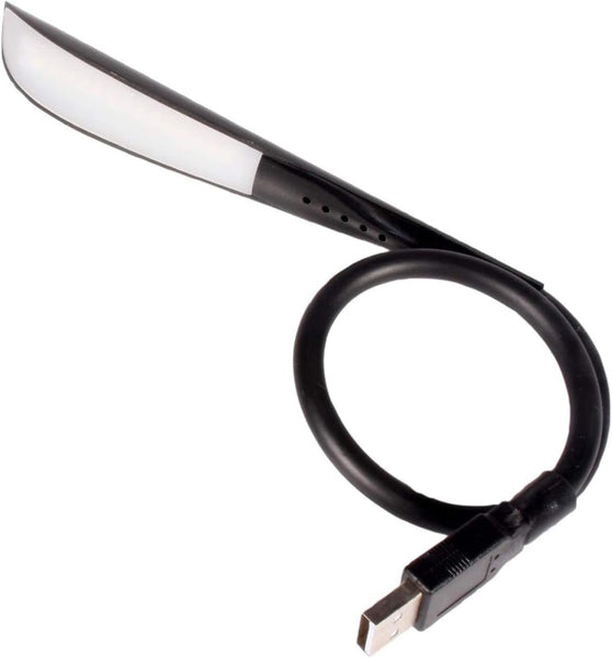 USB-Flexleuchte schwarz, zum Anschluss an eine USB-Steckdose
